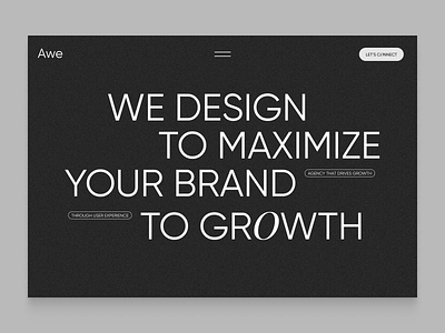 Design Agency website