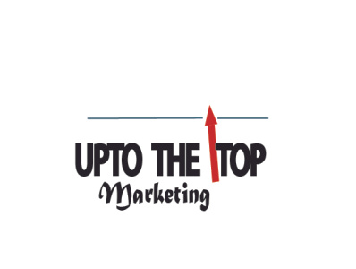 Upto the Top marketing design graphic design icon illustration logo vector