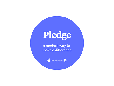 Pledge: Sticker charity homelessness humanitarian instagram nonprofit pledge