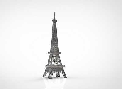 Eiffel Tower 3d design eff eiffel graphic design keyshot solidworks tower