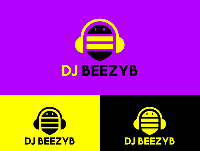 BEE DJ logo animation branding graphic design logo