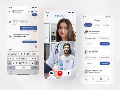 Super doctor Mobile app ui design