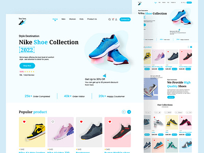 Nike Shoe Landing Page