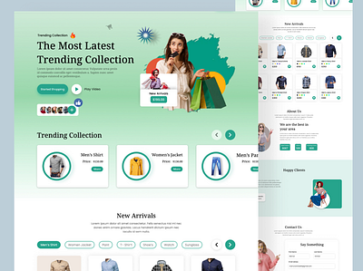 Fashion landing page website clothing brand clothing page clothing shop clothing website e commerce e shop fashion fashion blog fashion page fashion ui fashion website home page online shop ui ui design uiux web page website design