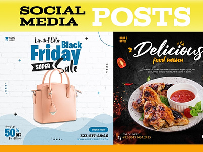 Social Media Posts branding graphic design