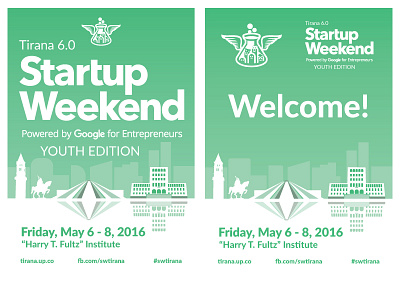 Startup Weekend Tirana 6.0 Posters