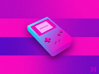 Gameboy colors design dribbble game gameboy illustration nintendo shot