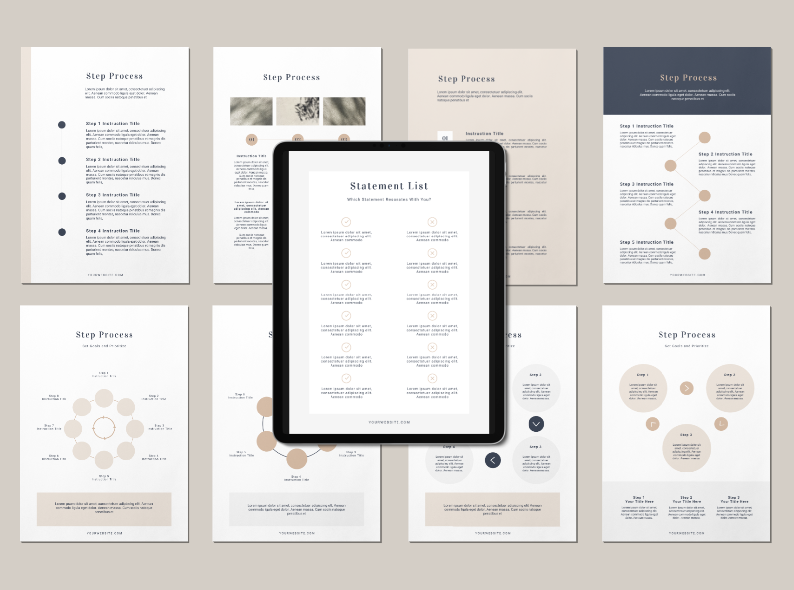 3 IN 1 WORKBOOK | STEP PROCESS by Jana Marie Hoffmann on Dribbble