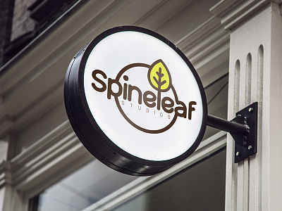 Spineleaf Studios branding logo