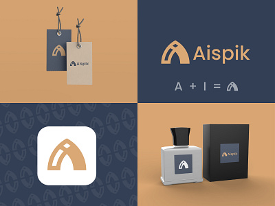 Letter Ai Aispic Logo Design ai logo amgallery arafatmahmud augmented reality brand and logo brand identity branding cube design graphic design letter ai logo