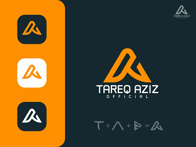 Tareq Aziz Official Logo augmented reality brand and logo brand identity branding creative design graphic design identity illustration logo music music logo