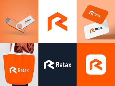 Letter R Logomark - Ratax Logo