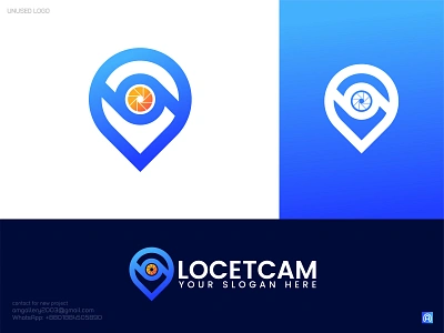 Locetcam Logo Design a b c d e f g h i j k l m augmented reality brand and logo branding camera logo colorful logo creative graphic design illustration lettermark location logo logo logo designer logos minimal minimalst morden n o p q r s t w x y z popular vlog logo