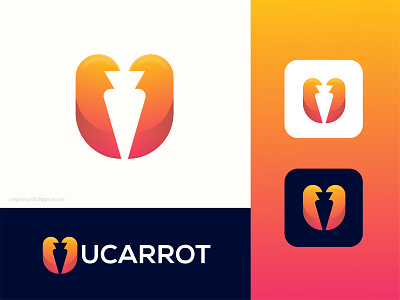 Letter U Carrot Logo Design 99designs augmented reality brand and logo branding carrot carrot logo colorful creative logo fiverr illustration letter u lettermark logo logo designer logos minimal modern logo u logo upwork wordmark