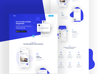 Landing page Heddy