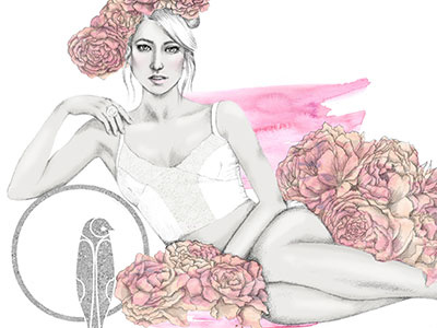 Fashion Illustration advertising drawing fashion illustration