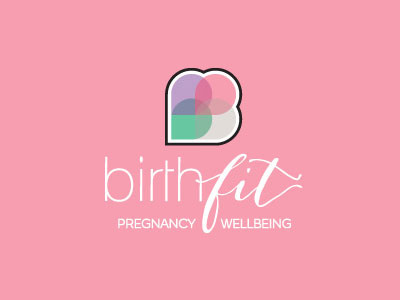 Birthfit Logo branding fitness health logo pregnancy