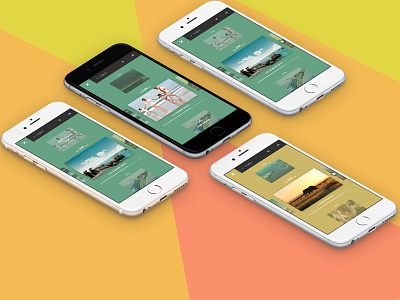 Interactive Mobile Gallery app mobile product design ui ux