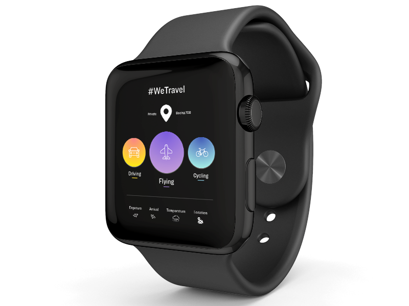 iWatch Interface - Travel App Concept by KG Nyalunga on Dribbble