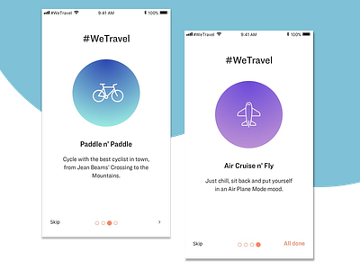 Travel App Concept - 2 app interface mobile product design ui ux