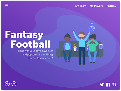 Fantasy Football - Landing Page