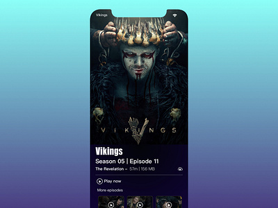 Vikings S05 - Mobile Interface Concept