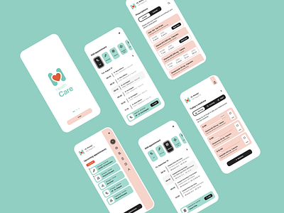 Health Care App app branding design ios logo mobile ui ux