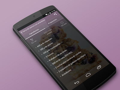 Recetas de mamá. Android Application