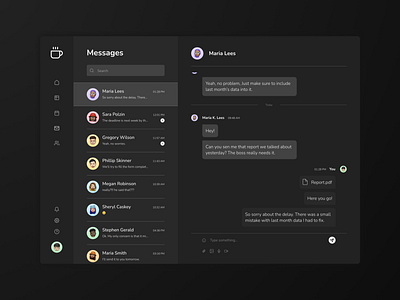 Messaging Prototype app chat design message messages messenger prototype ui ux web