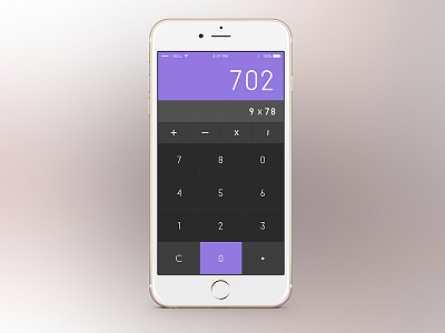 Daily UI : #004 // Calculator calculator dalyui day04 mobile ui ux