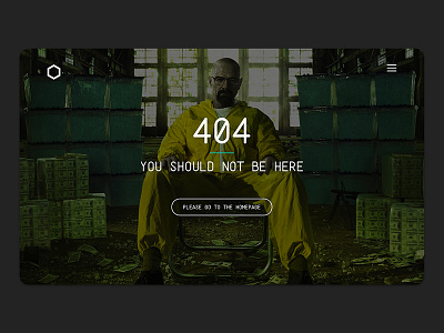 Daily UI : #008 // 404 Page