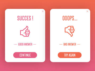 Daily UI : #011 // Flash Message dalyui day11 flash message popin ui ux