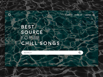 Daily UI : #022 // Search chill dalyui day22 design search songs ui ux web