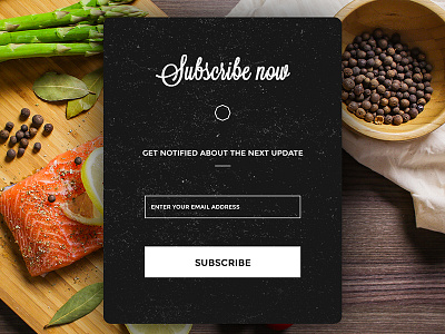 Daily UI : #026 // Subscribe