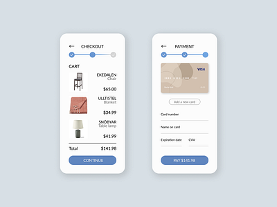 Daily UI #002 - Credit Card Checkout