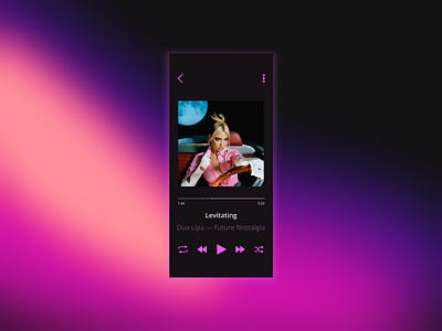 Daily UI #009 - Music Player