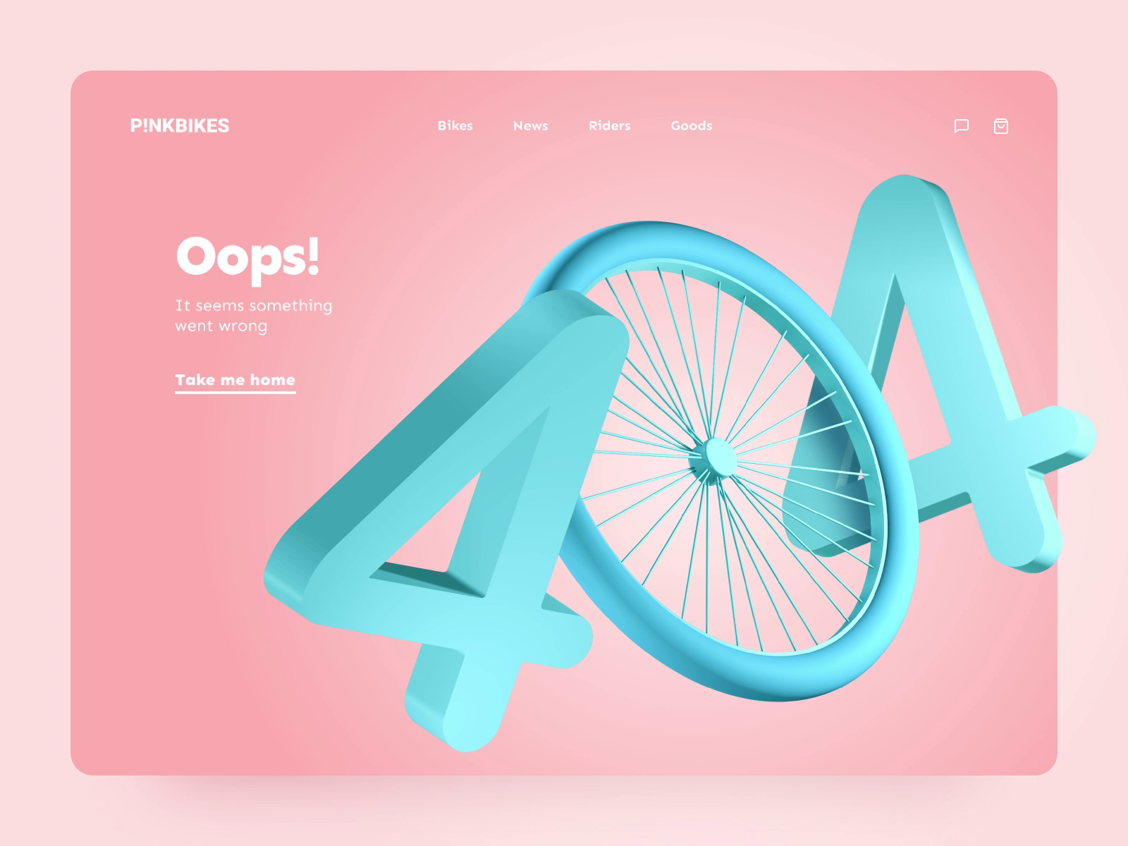 404 Error 😱 page for MTB ecommerce