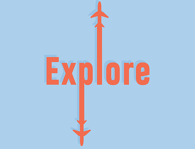 Explore Travel Logo branding graphic design letter logo logo mockup typography typology world