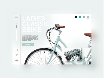 Redesign concept for a bike shop bike design figma heroblock redesign concept ui uiux website