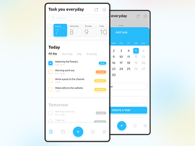 Task you everyday | mobile app