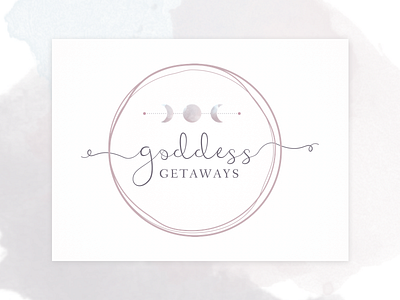 Goddess Getaways logo design