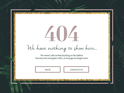 Daily UI 008 - 404 page