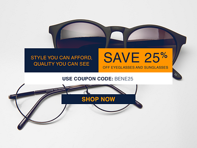 Sale 25 banner columbus deal ecommerce eyeglasses glasses graphic marketing sale shop sunglasses web