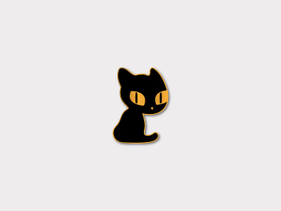 cat! button cat cbus diecut enamel enamel pin icon illustration lapel logo pin radesigner