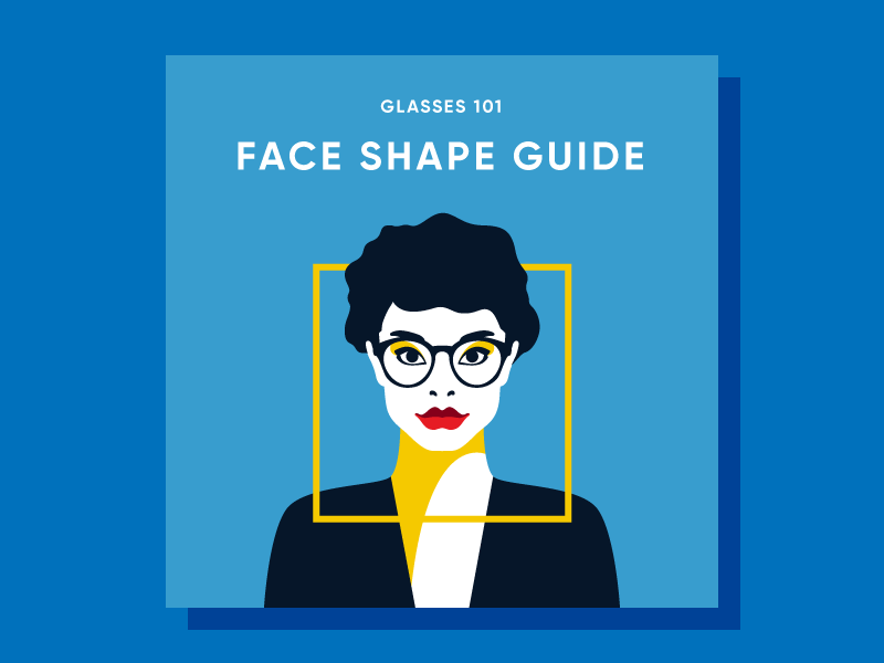Glasses 101 Face Shape Guide for Discount Glasses by Raquib Ahmed on Dribbble