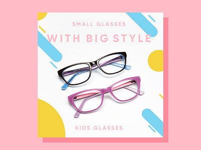 Kids Glasses — DG homepage content graphic child children ecommerce eyewear frame glasses kids online optical radesigner