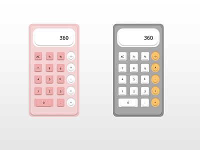calculator calculator dailyui mobile ui user interface