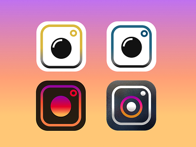 Instagram icon redesigns dailyui icon instagram redesign ui