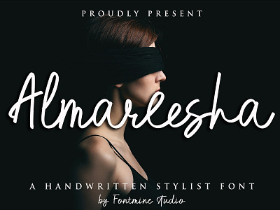 Almareesha - Handwritten Stylist Font design font fonts handlettered script fonts signature font