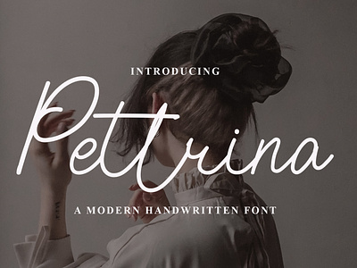 Pettrina- A lovely and Delicate Handwritting Font beauty fonts cute font delicate fonts design display fonts font fonts handlettered monoline fonts script fonts signature font stylist fonts